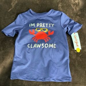 Cat & Jack toddler boys rash guard size 3T NWT